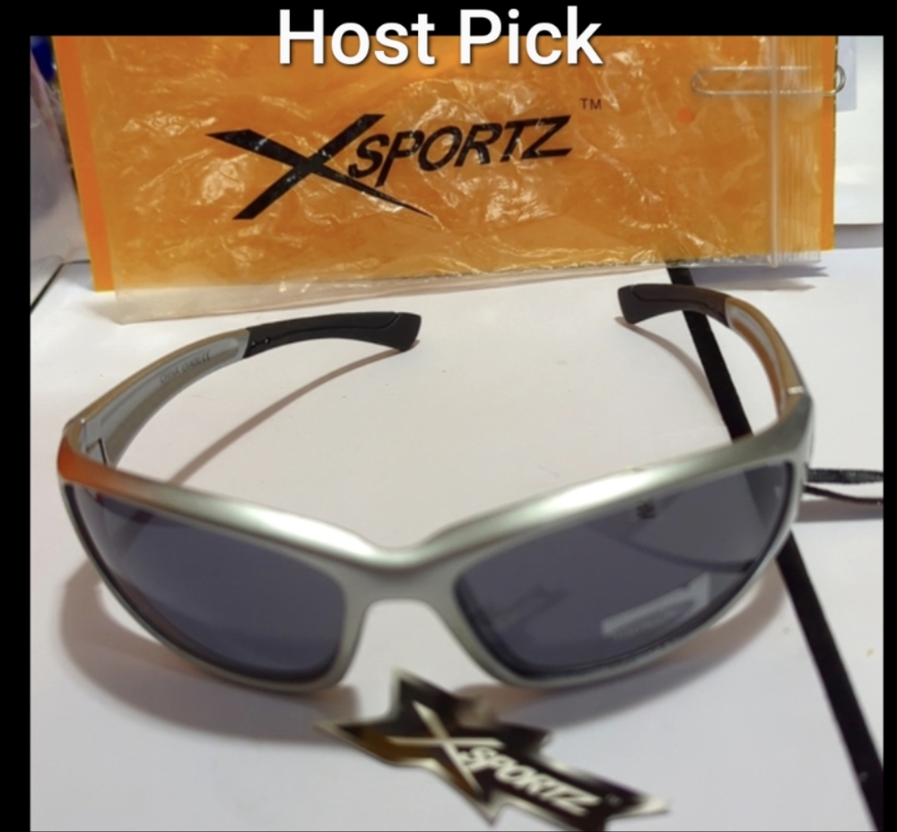 🆕Host Pick Sunglasses New Designer XSPORTZ Gray/Black Frames